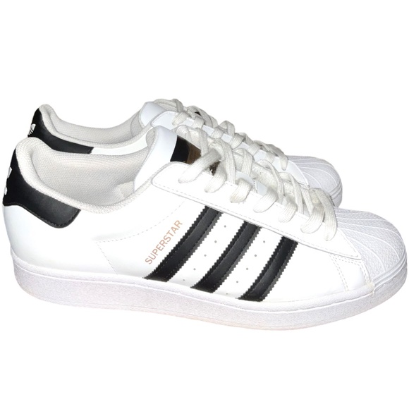 SOLD! Mens Adidas Superstar Leather Athletic Sneaker White Sz 11.5 (124164879) - Picture 10 of 10
